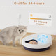 Kubvici Ubpet Automatic Cat Feeder Wet Food D Refrigerated Auto Cat Feeder With Semiconductor Cooling 4 Days Freshness 5 Meals Pet Food Dispenser For Cats And Small Dogs Easy To Clean(White)