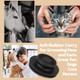 Lbh Market Horse Face Grooming Brush Ãƒ¢Ã‚Š¬Ã‚‚¬Å’ Soft Rubber Curry Comb For Gentle Muzzle & Ear Care Ãƒ¢Ã‚Š¬Ã‚‚¬Å’ 3Ãƒ¢Ã‚Š¬Ã‚³ Compact Brush For Sensitive Horse Face & Head Areas