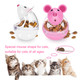 Legendog Cat Slow Feeder Food Ball - Mice Tumbler Shaped Pet Treat Toy For Cats