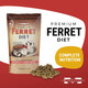 Marshall Pet Products Marshall Premium Ferret Diet Dry Food Ãƒ¢Ã‚Š¬Ã‚‚¬Å’ 4 Lbs Ãƒ¢Ã‚Š¬Ã‚‚¬Å’ Supports Digestion Energy & Muscle Maintenance Ãƒ¢Ã‚Š¬Ã‚‚¬Å’ Balanced Small Animal Food With Vitamins & Essential Minerals