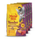 Meow Mix Tender Centers Basted Bites Dry Cat Food Chicken & Tuna Flavor 3 Pound (Pack Of 4) Crunchy Outside Meaty Inside