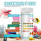 Merydi Aquarium Test Strips8 Way Aquarium Ammonia Test Strips For Saltwater Freshwater AquariumsPond Fish Tanks150 Aquarium Test Kit-Test Ph AlkalinityNitrateAmmonia And More