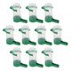 Nuobesty 10Pcs Automatic Bird Water Dispenser Bird Feeder Drinker Waterer For Pigeon Quail Lovebirds Parrot Drinking Bottle