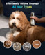 Oneisall Dog Clippers For Grooming Thick HairLow Noise Dogs Grooming Kit With Detachable Stainless Steel BladeDog Shaver For Thick/Matted/Knotted/Fine/Wave/Curly HairPc18