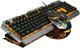 Iron Orange Yellow Gaming Keyboard Mouse Combo,104 Full Size Metallic Backlit Keyboard,LED Keyboard Color Change Lighted Keyboard,PC Computer USB Keyboard, Gamer Keyboard,for Prime Xbox One PS4 Gamer Iron Orange Yellow Gaming Keyboard Mouse Combo,104 Full Size Metallic Backlit Keyboard,LED Keyboard Color Change Lighted Keyboard,PC Computer USB Keyboard, Gamer Keyboard,for Prime Xbox One PS4 Gamer