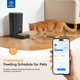 Papifeed Automatic Cat FeederCamera 1080P Hd - 6L Pet Feeder 2.4/5G Wifi Smart App Control Bluetooth Assist LinkWide-Angle LensAutomatic Feeder For Small And Medium-Sized Pets