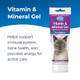 Petag Vitamin & Mineral Gel Supplement For Cats - 3.5 Oz Pack Of 2 - Provides Basic Daily Vitamins & Minerals For Cats 4 Months And Older - Easy To Digest