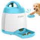 Petgeek Automatic Dog Treat Dispenser With Button - Puzzle Memory Training Feeder Pet Geek Button Treat Food Dispensing Toys Interactive Iq Training Dog Feeder (Green)