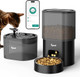 Rywell Automatic Cat Feeder And Water Fountain Rywell 3L Wifi Timed Pet Food Dispenser And 2.5L Water Dispenser With App For Cats And Dogs Voice Recorder Stainless Steel Bowl Low Noise Dual Power Supply