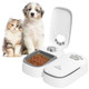 Skailing Automatic Cat Feeder 2 Meal 48H Timer Wet Dry Cat Food Dispenser With Display And Power Saving Mode For Cat And Dog Automatic Feeder