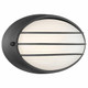 Access Lighting - HI Access 20280LEDDMG-BL/OPL Contemporary Modern LED Bulkhead from Cabo Collection in Black Finish