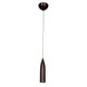 Access Lighting - HI Odyssey-5.5W 1 LED Bullet Pendant-2 Inches Wide by 9.25 Inches Tall-Bronze Finish
