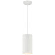 Access Lighting 29007LEDDLP-MWH-C Pilson XL Pendant 1-Light 10 Watts Matte White