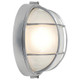 Access Lighting Nauticus - Round 10" Wet Location Bulkhead - Satin Finish - Frosted Glass Shade