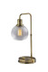 Adesso Home SL3711-21 Transitional Table Lamp from Barnett Collection in Brass - Antique Finish 10.50 inches Bronze
