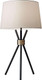 Adesso 3834-01 Benson 25.5" Table Lamp Black Smart Outlet Compatible