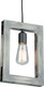 Art Craft Lighting  AC11651BN Transitional One Light Pendant from Gatehouse Collection in Pewter Nickel Silver Finish 11.00x8.00x1.25