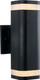 artika NSBLES-ON Mettle 3 Way Stream LED Indoor/Outdoor Wall Light, Black