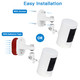 2Pack Adjustable Security Wall Mount Bracket for Ring Stick Up Cam & Ring Indoor Cam(1st Gen), Perfect View Angle for Ring Surveillance Camera System - White