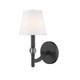Golden Lighting 3500-1W AB-GRM Sconce with Tuxedo Shades Aged Brass Finish