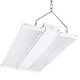 LEONLITE 160W LED Linear High Bay Light 2FT, 21600LM 135LM/W Linear High Bay Shop Light, 1080W Eqv., 120-277V, UL Listed, 0-10V Dimmable Commercial LED Hanging Lights for Warehouse, 5000K Daylight