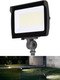 LEONLITE 100W/80W/50W Adjustable LED Flood Light Outdoor with Knuckle Mount, UL Listed, 5000K/4000K/3000K Selectable, 120/277V, Security Flood Lighting for Yard, Garage, IP65 Waterproof, Bronze