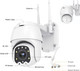 Outdoor PTZ WiFi IP Security Camera 1080P Home Surveillance Camera Pan/Tilt Two-Way Audio Motion Detection Color Night Vision Auto Tracking CamHiPro APP AT-200DW Outdoor PTZ WiFi IP Security Camera 1080P Home Surveillance Camera Pan/Tilt Two-Way Audio Motion Detection Color Night Vision Auto Tracking CamHiPro APP AT-200DW