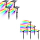Linkind StarRay+StarRayS RGB Solar Spot Lights Outdoor 10 Pack