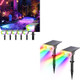 Linkind 6 Pack RGB Color Changing Spotlights SP004 & 2 Pack RGB Spotlight StarRay