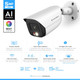 Amcrest 5MP IP PoE AI Camera w/ 49ft Color Night Vision, Security Outdoor Bullet Camera, Built-in Microphone, Human & Vehicle Detection, Active Deterrent, 129° FOV, 5MP@20fps IP5M-B1276EW-AI (White) Amcrest 5MP IP PoE AI Camera w/ 49ft Color Night Vision, Security Outdoor Bullet Camera, Built-in Microphone, Human & Vehicle Detection, Active Deterrent, 129° FOV, 5MP@20fps IP5M-B1276EW-AI (White)