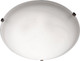 Maxim 11060MROI I Malaga Collection 20 Inch Four-Light Ceiling Flush Mount - in an Oil-Rubbed Bronze Finish with a Round Marble Glass Shade I Traditional Style Light Fixture I