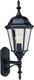 Maxim 1003BK I Westlake Collection 24 Inch One-Light Dimmable and LED Compatible Outdoor Wall Lantern - Black Finish I 60 Watts I Modern Contemporary Light Fixture I