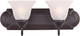 Maxim Essentials 801X 2 Light Vanity Light with Oil Rubbed Bronze Finish and Wilshire Glass