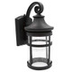 Maxxima LED Outdoor Porch Light w/Seeded Glass Dusk to Dawn Sensor 700 Lumens 3000K Warm White