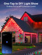 Nexillumi 300ft Permanent Outdoor Lights for House   Smart RGB Christmas Lights Outdoor with APP Remote Control IP67 Waterproof Eternity Eaves Lighting for Halloween Christmas Decorations