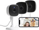 Indoor Camera for Home Security, 1080p Pet Cameras with Night Vision, Motion Detection, Privacy Mode, 2-Way Audio, Compatible with Alexa/Google Assistant, 2.4GHz WiFi, 2 Pack Indoor Camera for Home Security, 1080p Pet Cameras with Night Vision, Motion Detection, Privacy Mode, 2-Way Audio, Compatible with Alexa/Google Assistant, 2.4GHz WiFi, 2 Pack