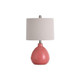 Stylecraft Home Collection L22019GDS Cameron - 21.5 Inch One Light Ceramic Jug Table Lamp Finish Color: Raspberry Surprise