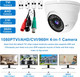 Anpviz Analog CCTV Camera HD 1080P 4-in-1 (TVI/AHD/CVI/960H CVBS) Security Dome Camera,2.8-12mm Varifocal Lens Video Surveillance,Weatherproof Metal Housing 36 IR-LEDs Day& Night Outdoor(White) Anpviz Analog CCTV Camera HD 1080P 4-in-1 (TVI/AHD/CVI/960H CVBS) Security Dome Camera,2.8-12mm Varifocal Lens Video Surveillance,Weatherproof Metal Housing 36 IR-LEDs Day& Night Outdoor(White)