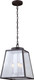 VAXCEL Grant Bronze Farmhouse Mini Pendant Ceiling Light Clear Glass