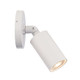 WAC Lighting Cylinder LED Single Adjustable Indoor or Outdoor Wall Light 3000K in White