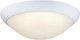 Westinghouse Lighting 6137300 Redbank Traditional One-Light 11 Inch 14 Watt LED Indoor Flush Mount Fixture with Color Temperature Selection White Finish Frosted Glass Shade