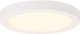Westinghouse 6112000 Traditional One-Light 7 Inch 17 Watt Dimmable LED Indoor Flush Mount Fixture with Color Temperature Selection White Finish White Frosted Shade
