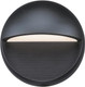 Westinghouse 6579000 Winslett Transitional One-Light Dimmable LED Outdoor Wall Light Sconce Dark Sky Friendly Textured Black Finish Frosted Glass