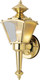 Westinghouse 6696400 One-Light Wall LanternPolished Brass