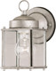 Westinghouse Lighting 6697100 One-Light Exterior Wall Lantern White Finish on Steel with Clear Glass Panels