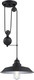 Westinghouse Lighting 6363200 Iron Hill One-Light Pulley Oil Rubbed Bronze Finish with Highlights and Metal Shade Indoor Pendant 1