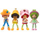 Boss Fight Studio Set of 4 “ Strawberry Shortcake, Orange Blossom, Lime Chiffon, Huckleberry Pie - Highly Articulated Collectible Figurines with Accessories, Alternate Heads and Hands - 1:12