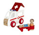 BRIO World - 30381 My Home Town Light & Sound Ambulance  4Piece Toy for Kids Ages 18 Months & Up, 63038100
