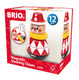 BRIO 30490 Magnetic Stacking Clown Toy for Toddlers from 12 Months