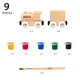 BRIO “ 36006 Paint Train  Wooden DIY Customisable Toy Train for Kids Aged 5 Years Up